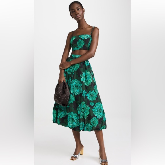 RHODE Dresses & Skirts - Rhode Penny Top & Cassandra Skirt SET in Bahia Fleur Grande size small $660
